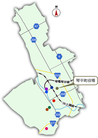 琴平町役場360度マップ