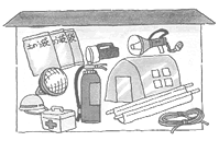 防災資機材の整備・点検イメージ